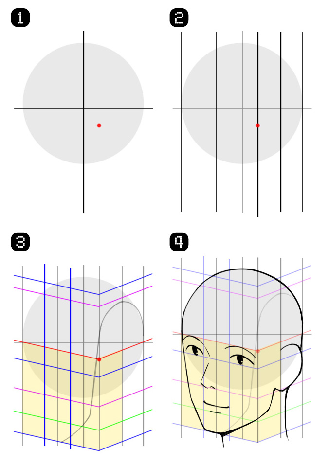 アタリの描き方_俯瞰