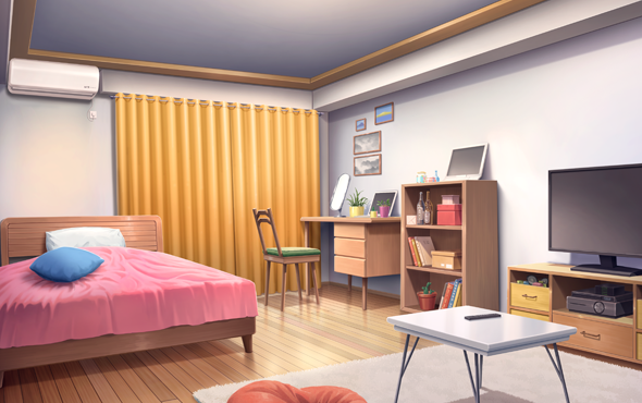 「ゲーム背景」1点をポートフォリオにアップしました。