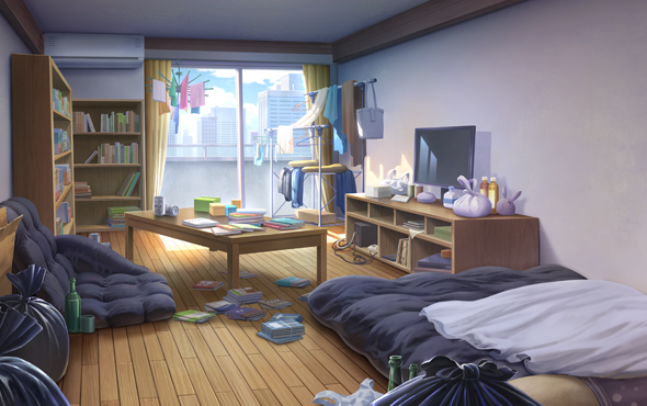 2505背景_アパート：汚部屋