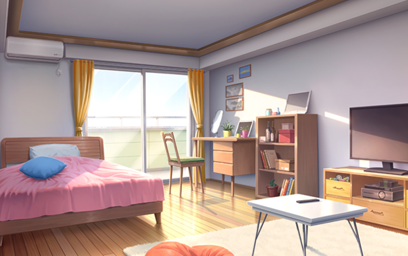 「ゲーム背景」1点をポートフォリオにアップしました。