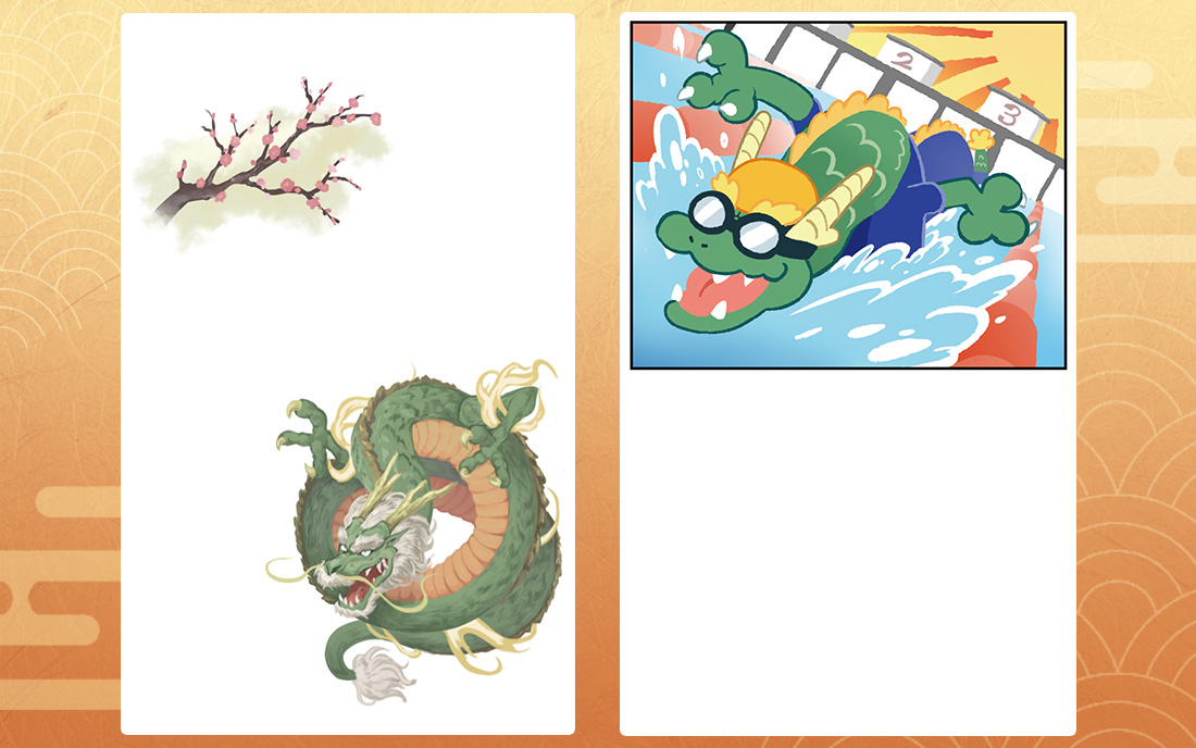 年賀状イラスト制作
