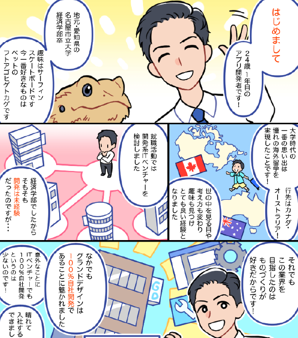 社員紹介漫画